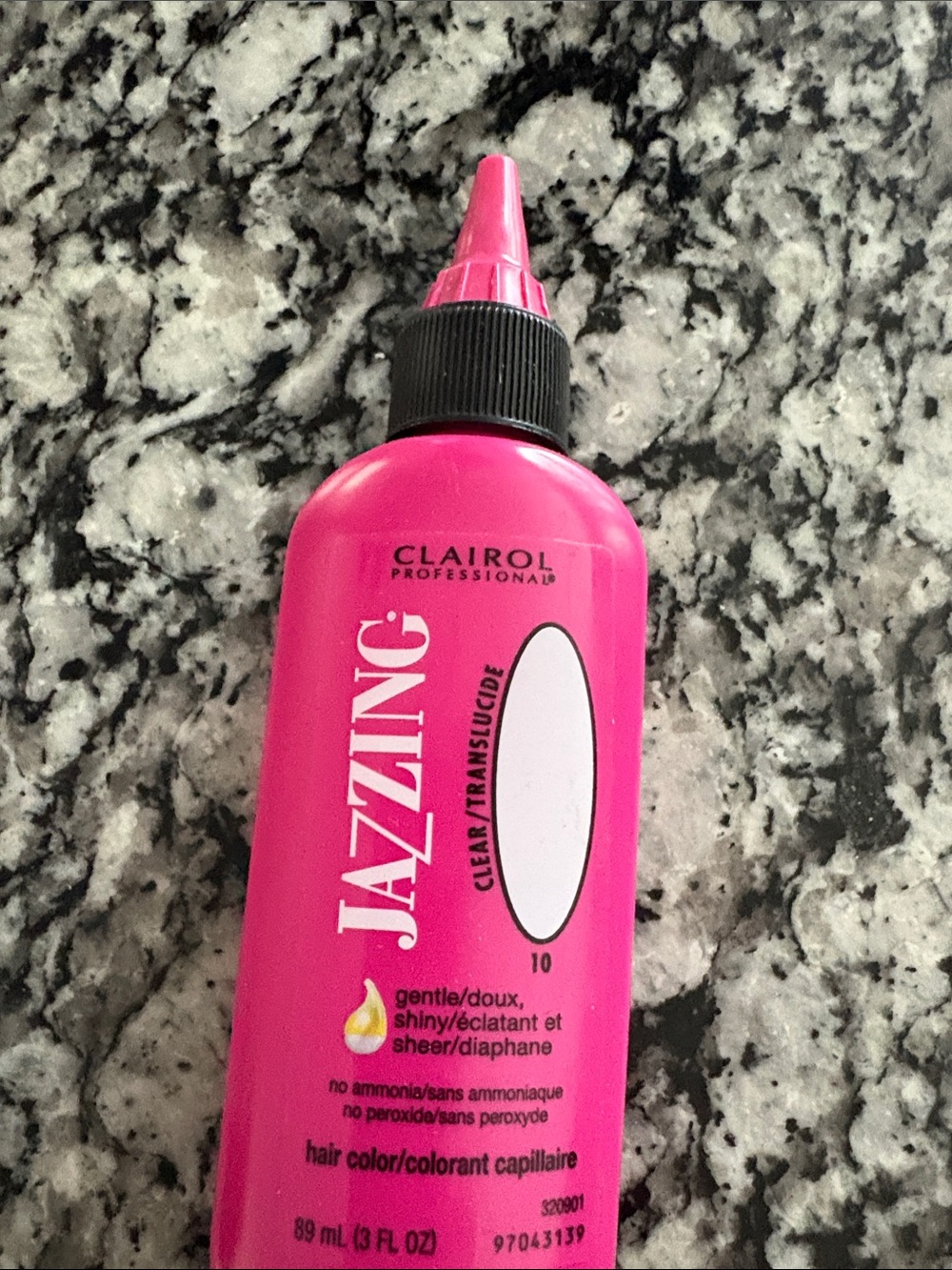 Jazzing clairol professional hair, color clear
